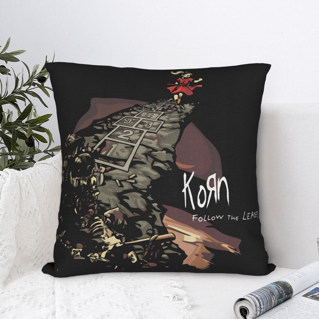 Pillow Case Korn Follow the Leader Soft Pillow Cover For Living Room Chair Morden Pillowcases