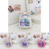 Lovely Soft Pu Material Kids Backpack With Shiny Sequins For School And Play