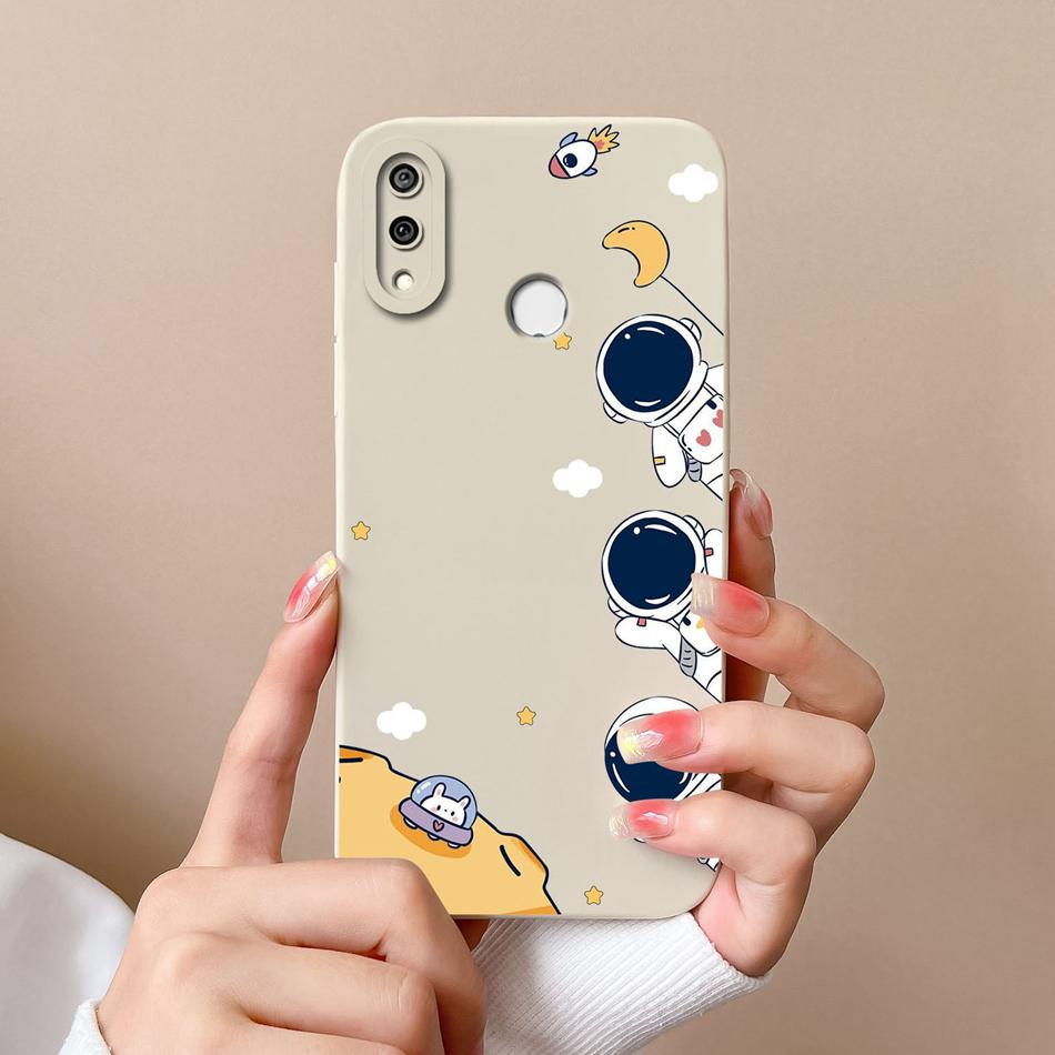 Чехол для Huawei Y9S Y9 Prime Y9A Милый Пилот Мягкий Жидкий Силикон Защита Объектива Камеры Задняя Крышка для Huawei Y9 Prime 2019 Capa