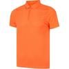 Li Ning Sports Lifestyle Series Solid Color Comfortable Breathable Versatile Short Sleeve Polo Shirt Men Polo Shirts Flame-Orange APLT133-2