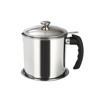 Контейнер для жира 1,2 л с мелкоячеистым ситом и нескользящим силиконом, фильтр для хранения жира для кулинарного масла на кухне