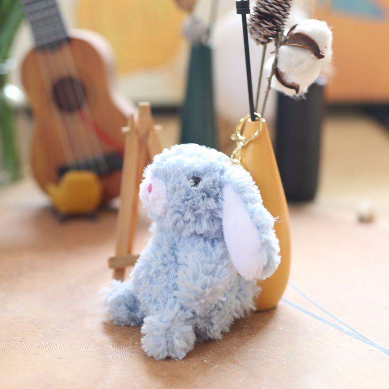 Милый милый провисающий кролик кулон плюшевая игрушка кукла кролик сумка подвесное украшение брелок кукла кукла