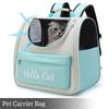 Pet Cat Carrier Bag Breathable Portable Cat Backpack Outdoor Travel Transparent Bag For Cats Small Dogs Carrying Pet Supplies