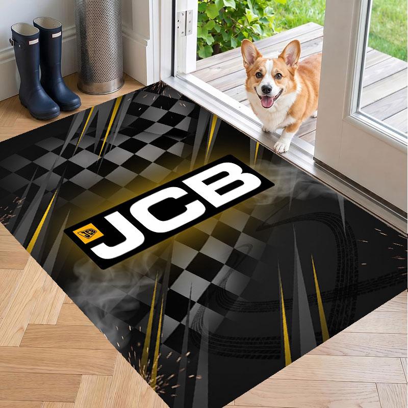 Soft Floor Carpet JCB Pattern Area Rug Decorative Mat For Home Room Decoration