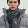 NICK&NICOLE NICOLE PREMIUM Wool MUFFLER_CHARCOAL