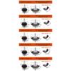 1 Pair Of 90-Degree Transmission Bevel Gears 1M15 Teeth + 30 Teeth Process Hole 6mm Precision Bevel Gear Ratio 1:2
