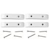 4PCS White Bass Guitar Thumb Rest Plastic Bass Finger Rest Anti Slip Bass Thumb Rest  Guitar