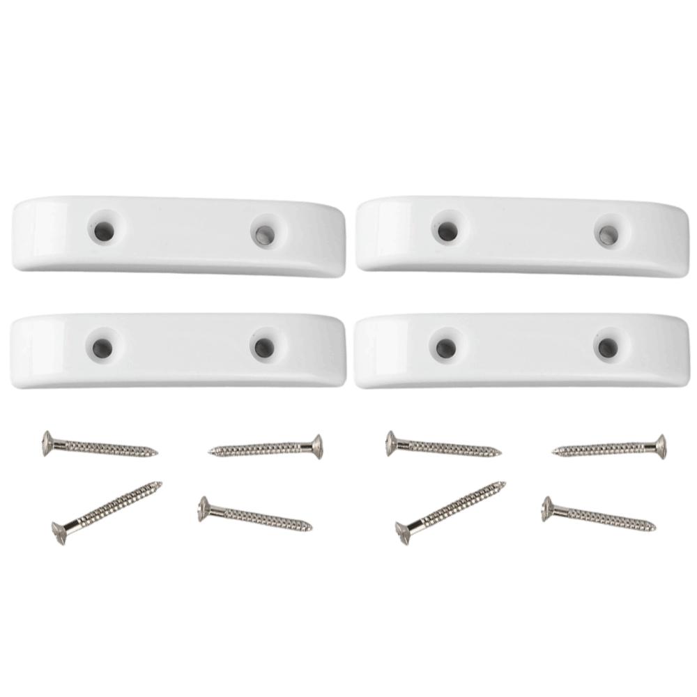 4PCS White Bass Guitar Thumb Rest Plastic Bass Finger Rest Anti Slip Bass Thumb Rest  Guitar