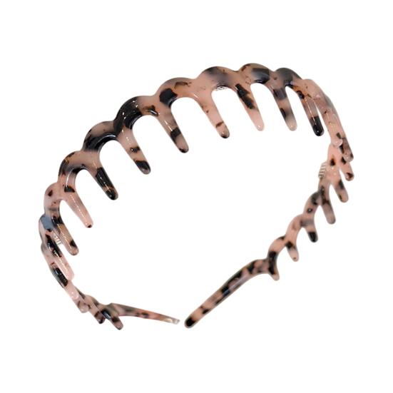 Силиконовый обруч для волос U-образной формы, нескользящая повязка на голову с зубчиками, универсальная повязка для прически, регулируемая расческа для волос, аксессуар для волос