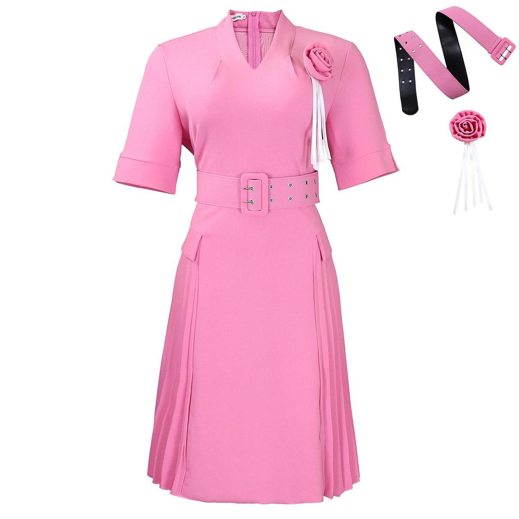 Женское платье большого размера с V-образным вырезом, плиссировкой и завышенной талией, с африканским принтом