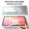 Для Samsung Galaxy Tab S10 Lite/S10 FE/S9 FE/S9 10,9'' 11'', Складной смарт-чехол с прозрачной задней крышкой, Чехол для планшета с функцией автоматического пробуждения/сна