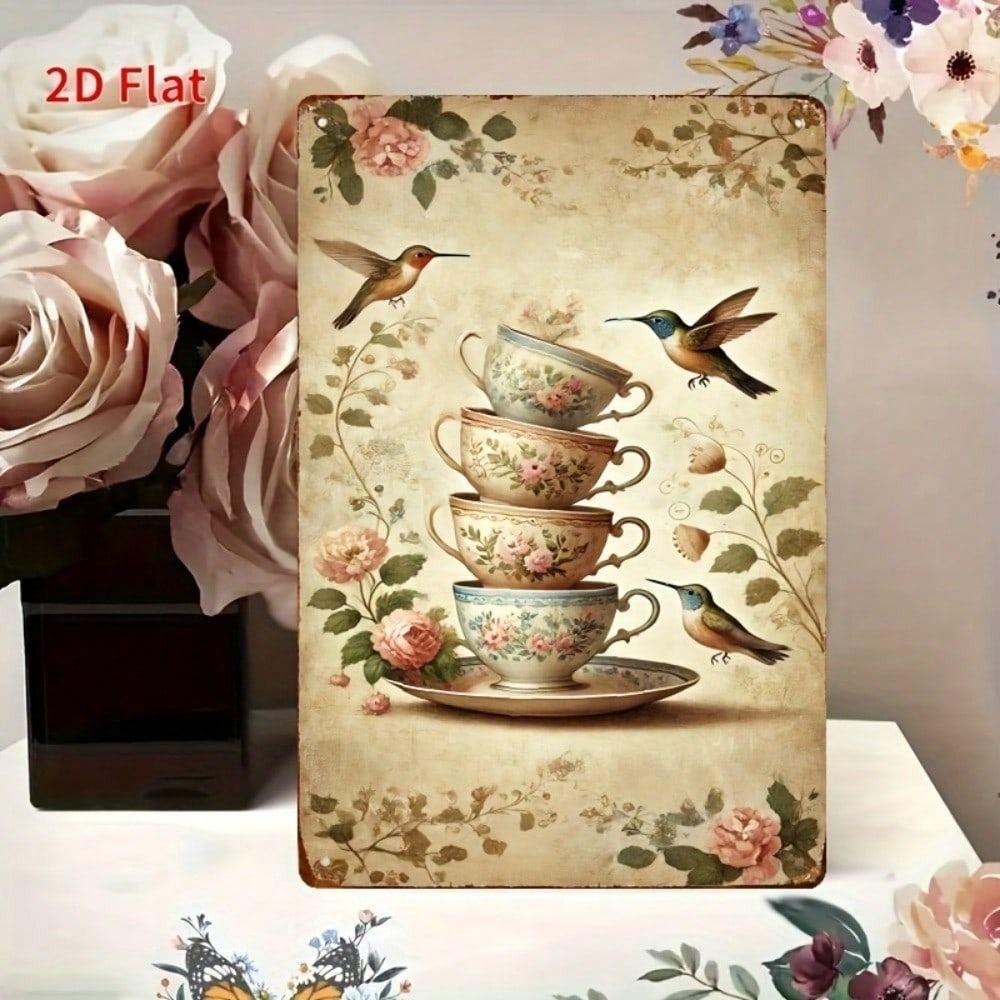 Жестяная табличка Металлическое настенное искусство Декор 20x30см
