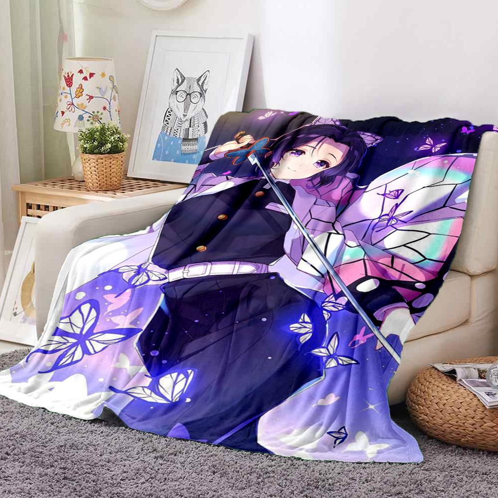 Butterfly Warrior Flannel Blanket Throw Blanket Soft Warm Sofa Bed Camping Car home Decor Unique Christmas Gift C930971