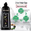 500ML Black Hair Dye - 2023 DIY Plant-Based Bubble Cream for Home Use, Skin-Whitening