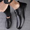 Fashion Men Casual Summer Oxfords Shoes 2024 Classic Male Casual Shoes Men Genuine Leather Fashion Business Shoes Lace-Up for Men Shoes