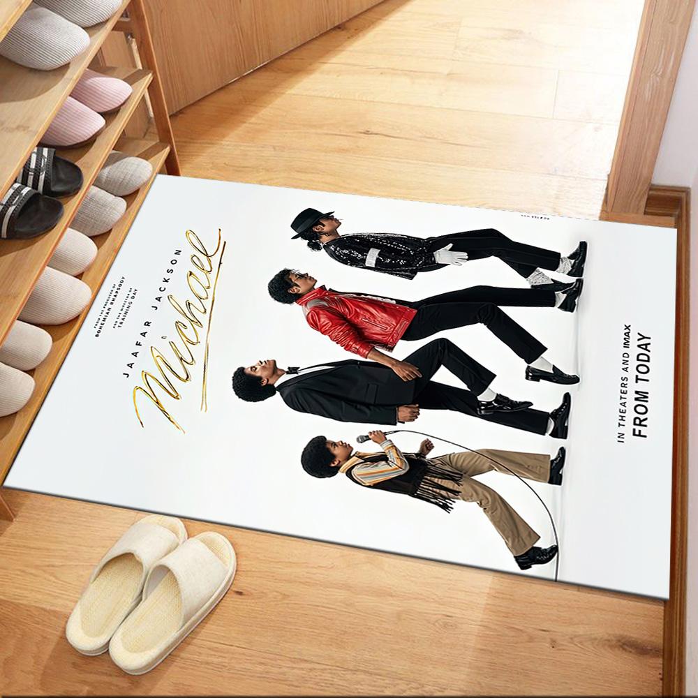 Michael Jackson 95 Floor Mat Suitable for Hallway Game Room Outdoor Dining Room Anti-slip Rug Decorate Offices Spiritual Gift