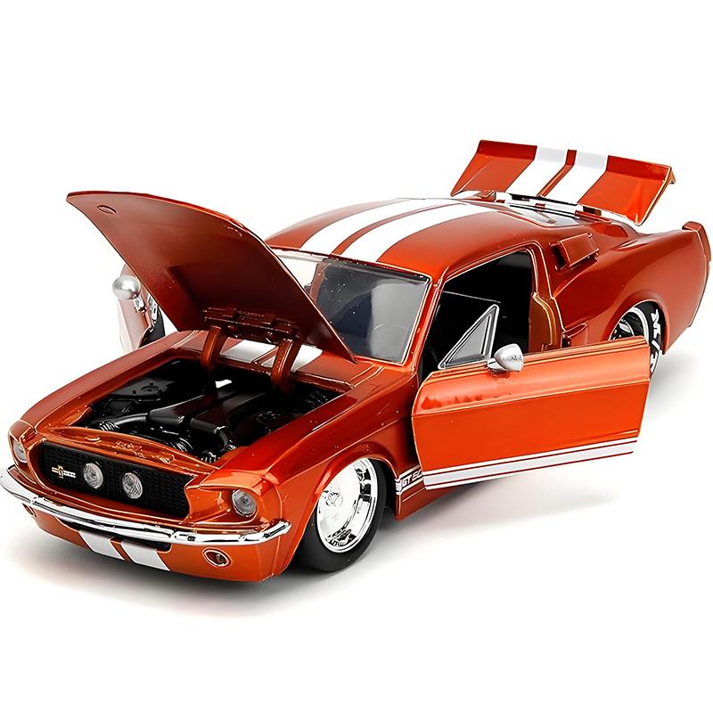 1:24 1967 Shelby GT500 Литой Автомобиль Diecasts & Игрушечные Транспортные Средства Модель Автомобиля Миниатюрная Масштабная Модель Автомобиля Для Детей