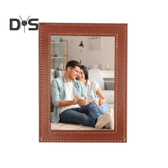 Car Sun Visor Photo Frame 4x6 Faux Leather Picture Holder for Car Displays Your Photographs Both Vertically And Horizontally Car Inter Accessories