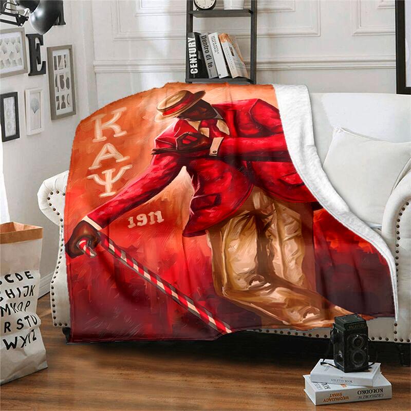 1pc Blanket Kappa Alpha Psi logo3 Print Design, Lightweight Blanket for Sofa, Bed- Soft &Warm, Gift for All Seasons like Christmas, Halloween