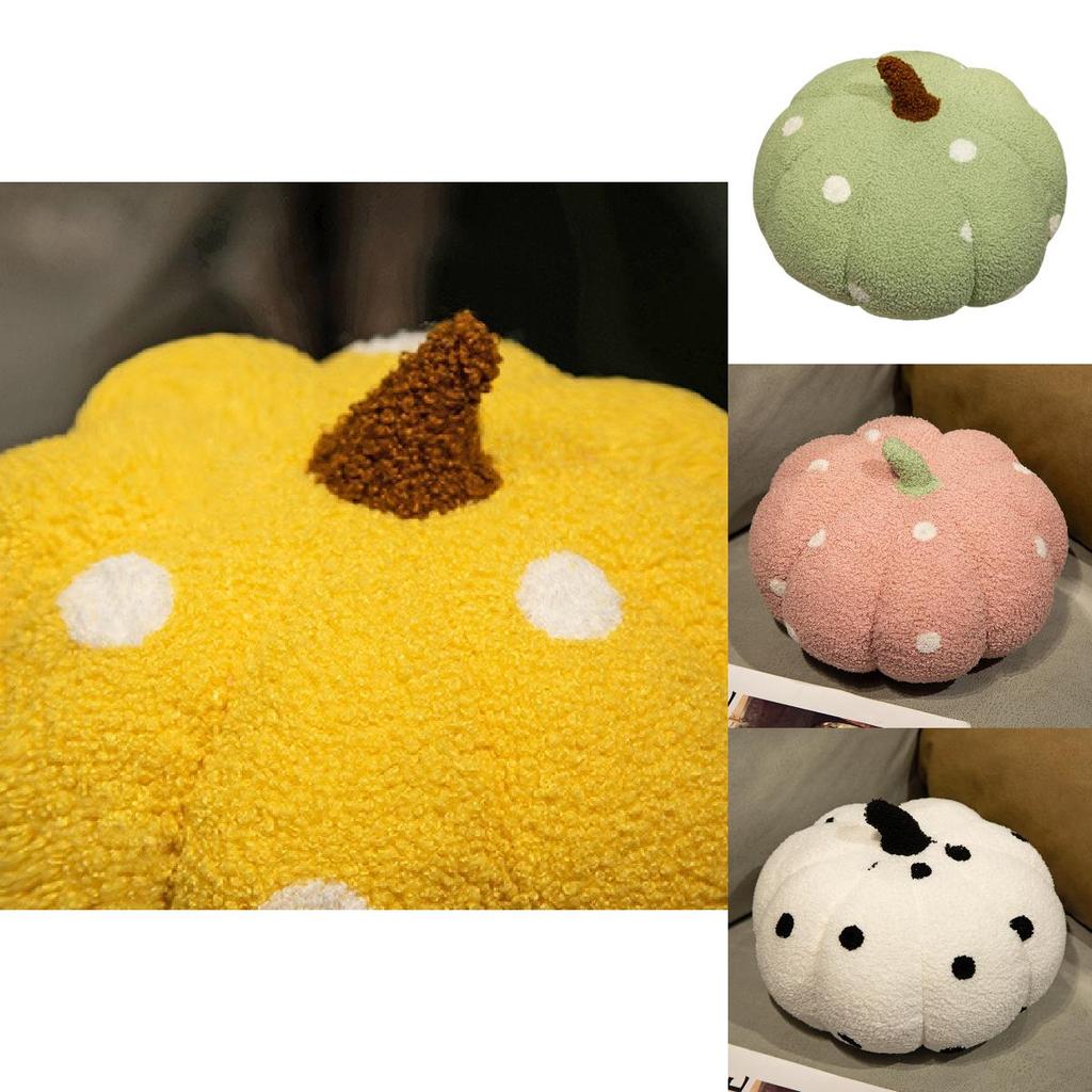 Creative Polka Dot Plush Vegetable Pillow For Home And Office