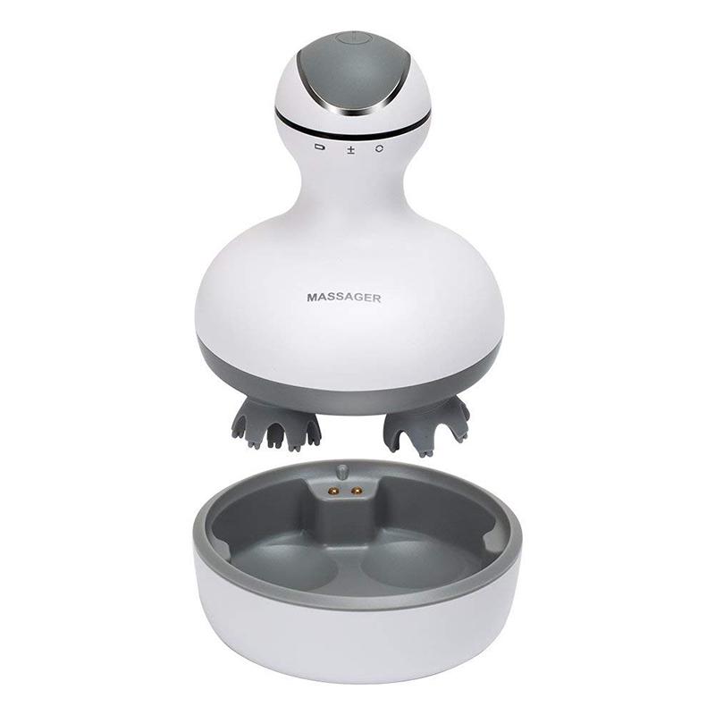 Портативный 3D электрический расслабляющий массажер для кожи головы, скребок для головы, массажер для мышц плеч, теленка