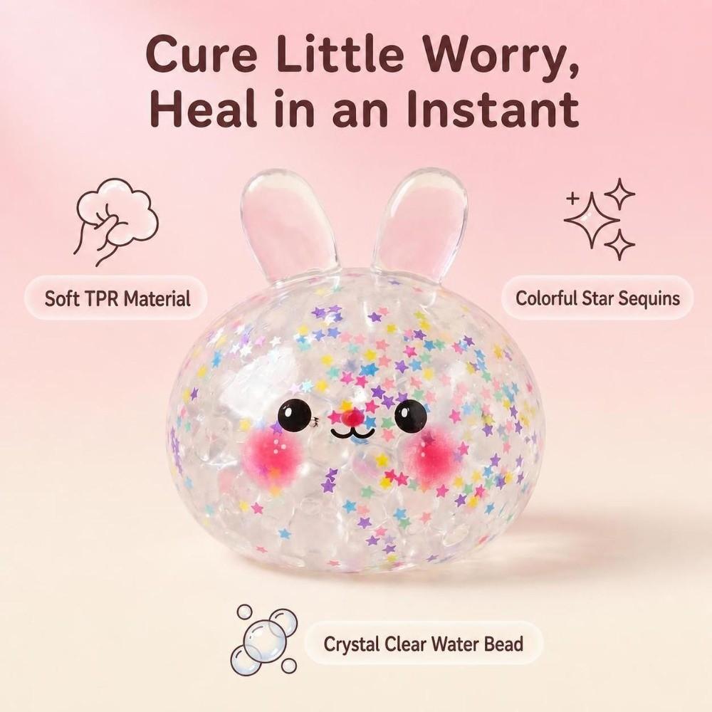 with Steamer Dumplings Squeeze Toy Rabbit Shape Stress Relief Sensory Ball Relaxation Tool
