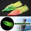 Luminous Portable Artificial Soft Silicone Saltwater Octopus Bait Squid Skirt Lure Fishing Tackle