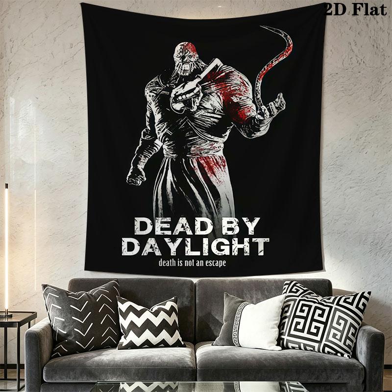 Dead by Daylight Wall Hanging Printed Fabric Blanket Decorative Tapestries for Bedroom Living Room Home Decor