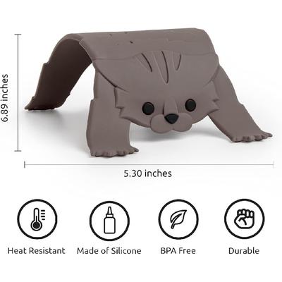 Подставка OTOTO для кухонной столешницы - Подставка для горячего - Подставка для стола - Не содержит БФА - Термостойкая (Серый)