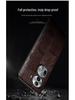 OPPO Reno11 Чехол-книжка из натуральной кожи (коровья кожа) с зернистой фактурой, всесторонняя защита