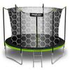 Trampolina Ogrodowa 8Ft/252Cm Z Siatką Wewnętrzną I Drabinką Neo-Sport
