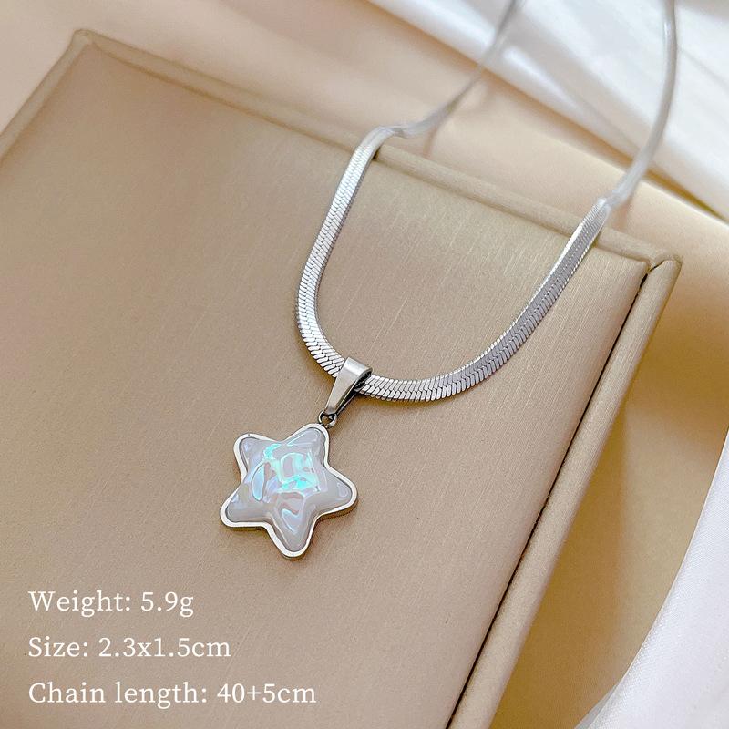Real Gold Cold Necklace In The E-Commerce Good Goods Furnace, Women'S Collarbone Chain With Jewelry