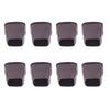 8 шт. Чехол на ножку стула TPE Защита пола Набор колпачков для ножек мебели для стола, табурета, коричневый L