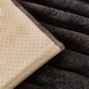 Утолщенный плюшевый полосатый чехол на диван из искусственного кроличьего меха с противоскользящим покрытием, для зимней гостиной, декор сиденья дивана, накидка, полотенце для дивана