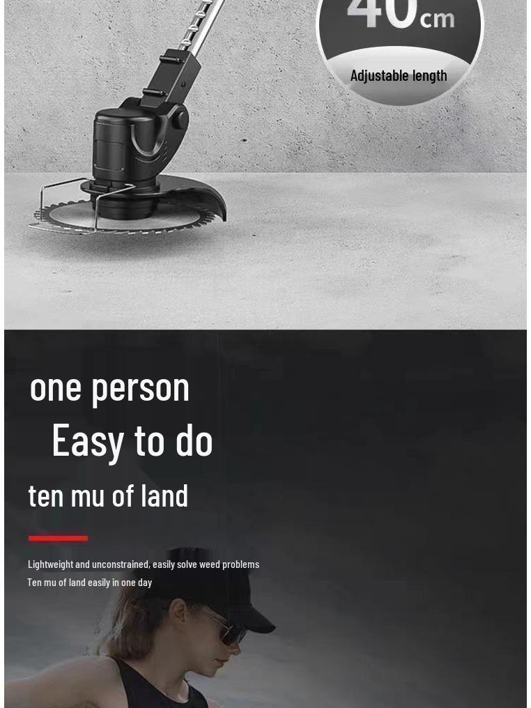 Wuyang Honda High-Power Electric Lawn Mower with Lithium Battery for Home and Garden Use