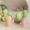 3Pcs Silicone Cactus Candle Mold DIY Wax Crafting Scented Plant Ornament Soap Plaster Molds Home Decor Candle-Making Supplies