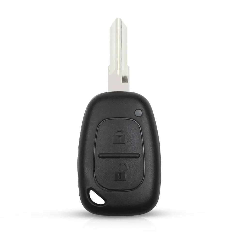 KEYYOU 10X 20X 50X Remote Car Key Case Blank Shell Replacement For Renault Traffic Master Vivaro Movano Kangoo VAC102 NE72 Blade