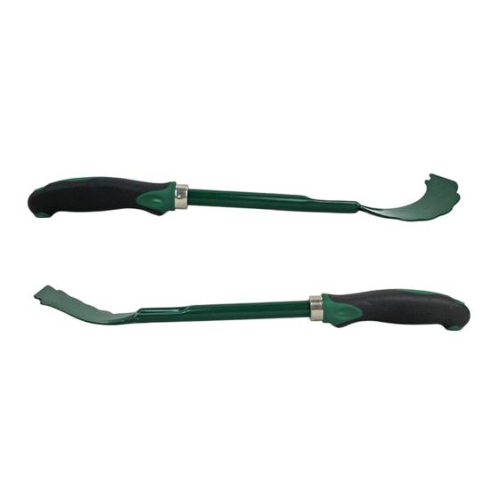 Lawn Mower Blade Cleaner with Curved Cutting Edge Oil-Resistant Grip Rubber Scraper Tool for Stubborn Grass Sap Rust Garden Maintenance