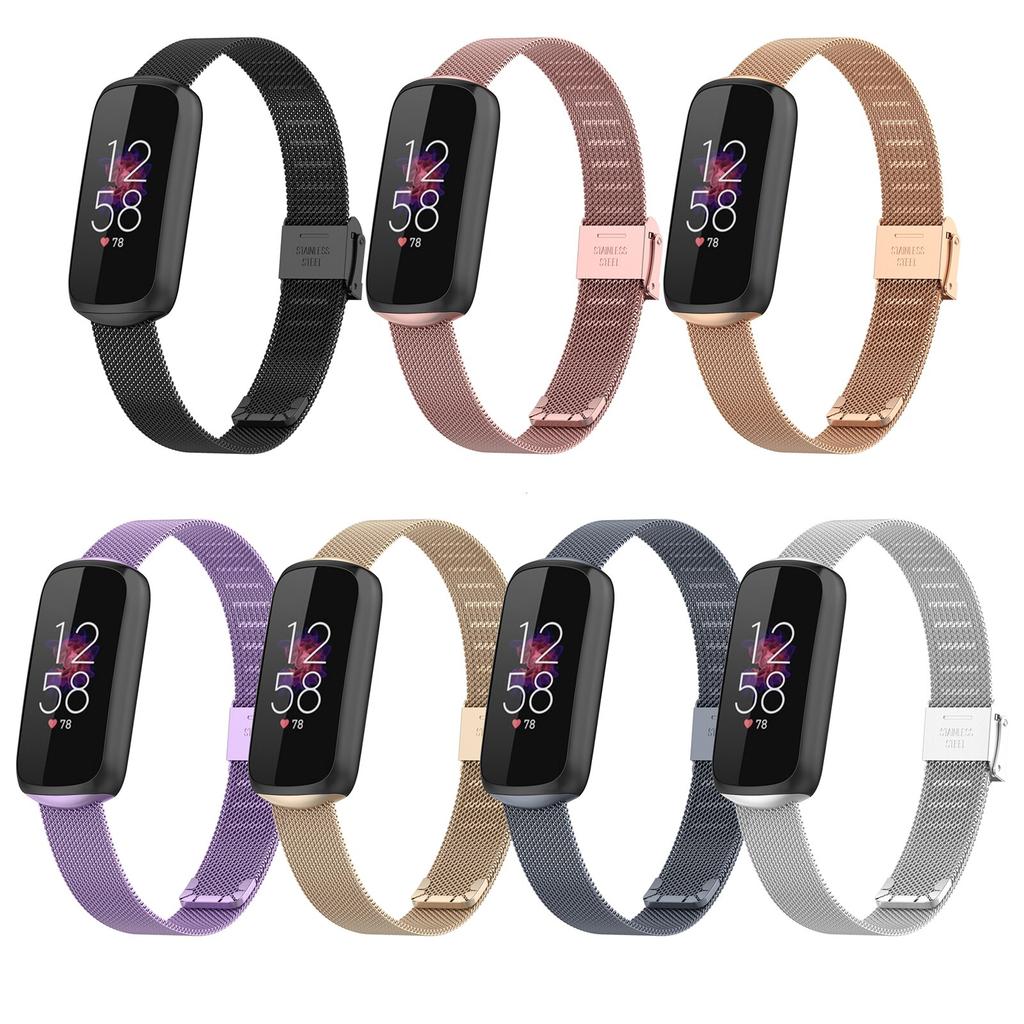 Milanese Band For Fitbit Luxe Watchband Stainless Steel Watch Wrist Strap For Fitbit Luxe Mesh Bracelet Loop Correa