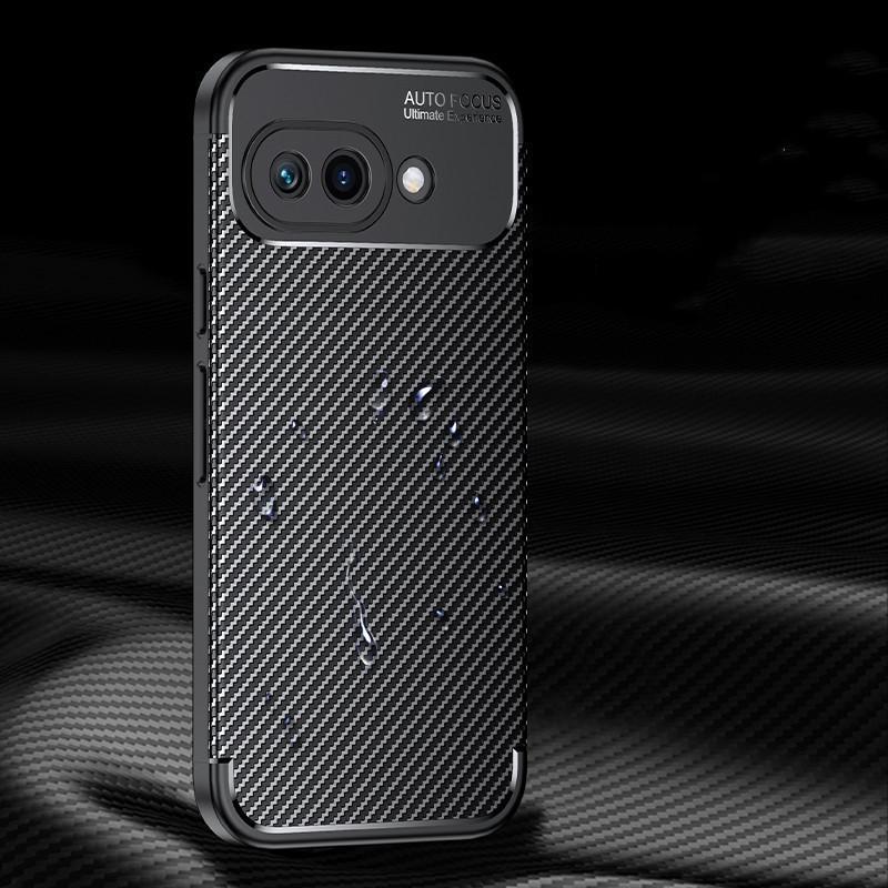 Чехол для Google Pixel 9A Для Pixel 6 7 8 9 Pro 6A 7A 8A 9A Крышка Ударопрочный Силиконовый Защитный Бампер из Углеродного Волокна Для Pixel 9A