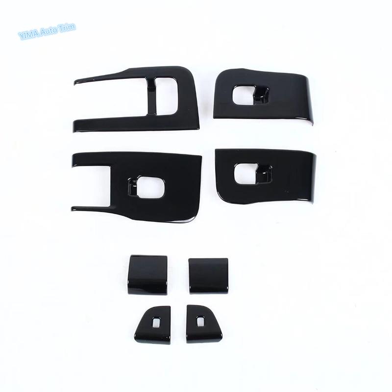 Window Glass Lift Button / Steering Wheel Bottom / Water Cup Holder Cover Trim For Tesla Model 3 2024 2025 Interior Accessories