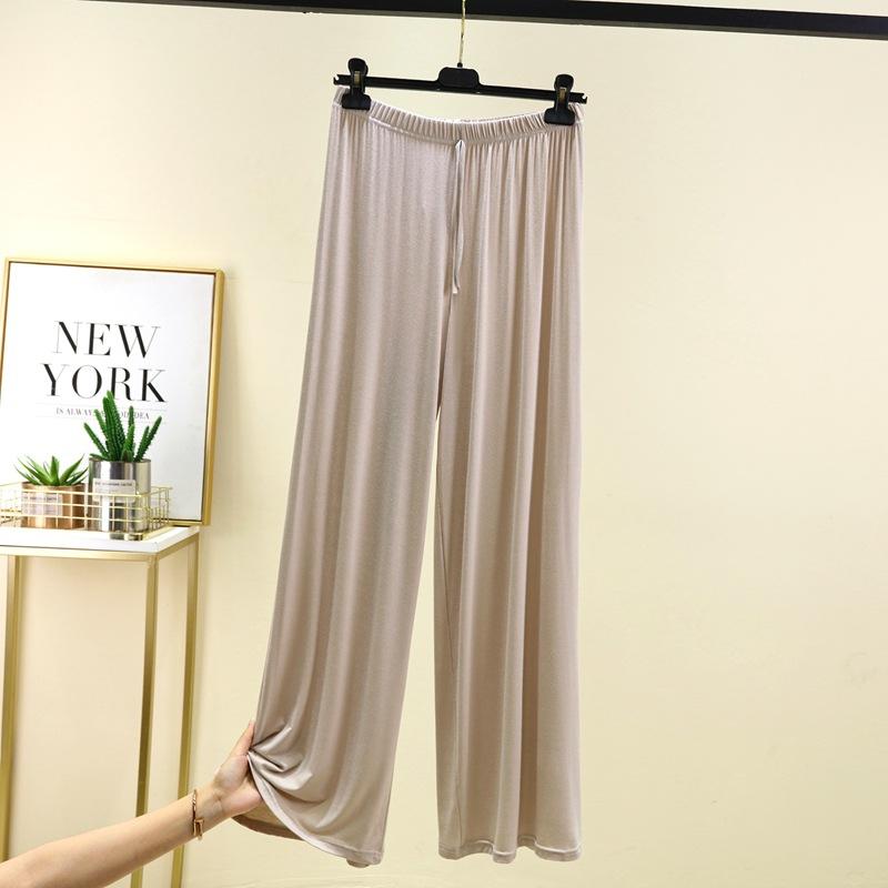Большие размеры от M до 6XL, женские широкие брюки с U-образным вырезом и высокой талией, свободные длинные брюки, однотонные, повседневные брюки с драпировкой, подходят всем