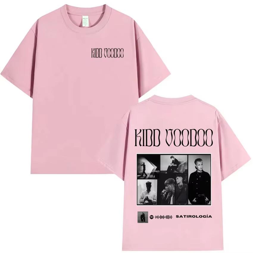Trendy Rapper Kidd Voodoo Satiro Tour Pop Music Graphics 2026 Spring summer Fashion Tshirt Mens Women Short Sleeve Cotton Top