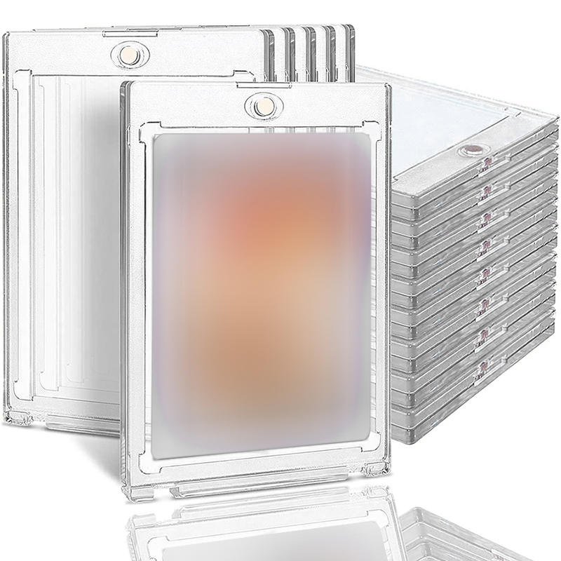 Креативный магнитный держатель для карт, защитный чехол, протектор для спортивных коллекционных игровых карт, дисплейные рукава