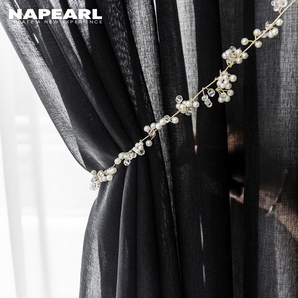 1 шт. NAPEARL Простой Элегантный Тюлевый Прозрачный Шторный Однотонный Экран для Окна для Гостиной Спальни Домашнего Декора