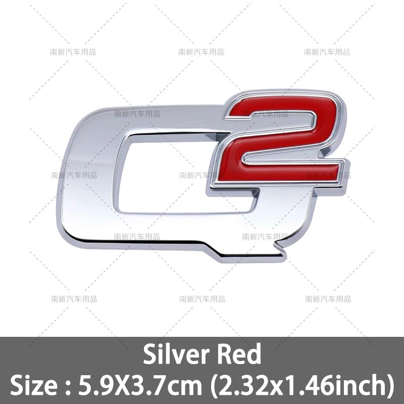 RZUD8 3D Metal Q2 Q4 Letter Badge Rear Giulia Stelvio Trunk Emblem Car Stickers For Alfa Romeo Giulia Stelvio Car Styling Accessories