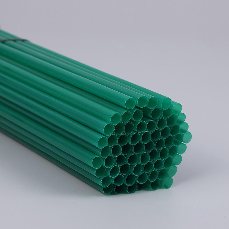 WIKHOSTAR 100 Pcs Colorful Plastic Long Disposable Drinking Straws Eco-Friendly DIsposable Straws