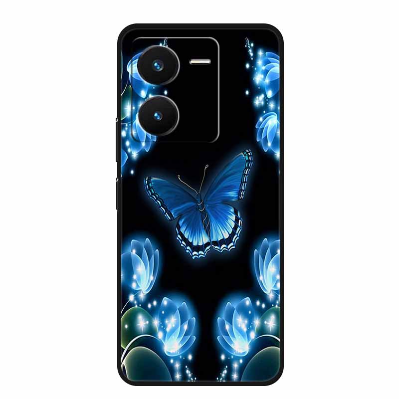 Чехол для Vivo IQOO Z8 5G Животные Мягкий ТПУ Силиконовый Задняя Крышка Телефона для Vivo IQOO Z8X V2314A V2312A Ударопрочный Волк Крутой Coque