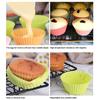 12/24Pcs Silicone Cake Mold Round Shape Muffin Cupcake Baking Molds Pudding Jelly Cup Pastry Home Kitchen Bakeware Bpa Free