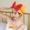 Super Absorbent Bath Cap Women's Quick Dry Cap Cute Bow Princess Towel Bath Cap Dry Hair Hat Bathroom Accessories